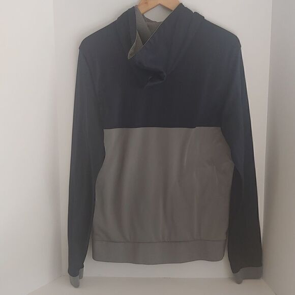 Just Strong Women's Zip Front Hoodie Jacket Navy and Grey Size M - Picture 3 of 13